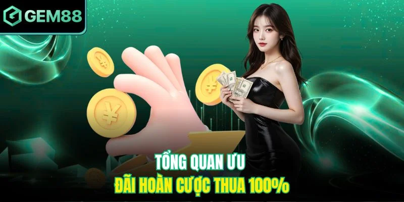 Tổng quan ưu đãi hoàn cược thua 100%
